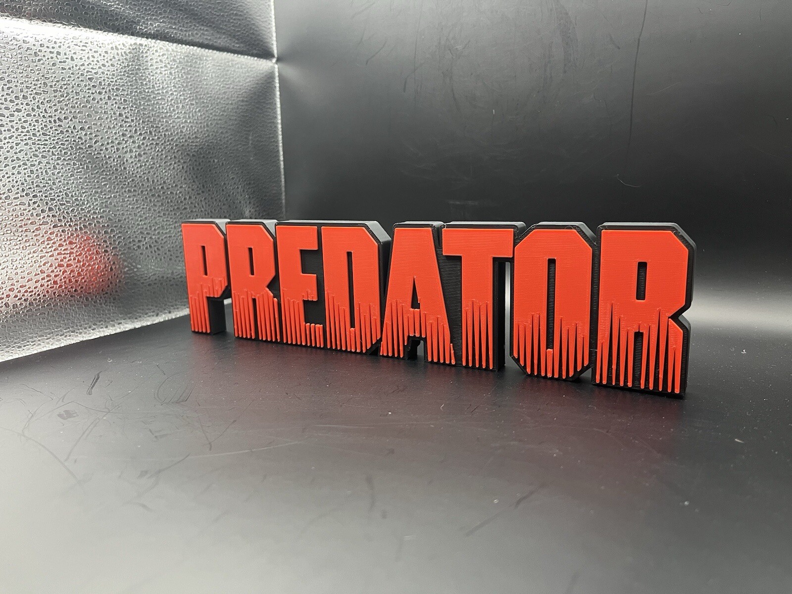 Predator Movie Logo Sign Display | 3D Wall Desk Shelf Art
