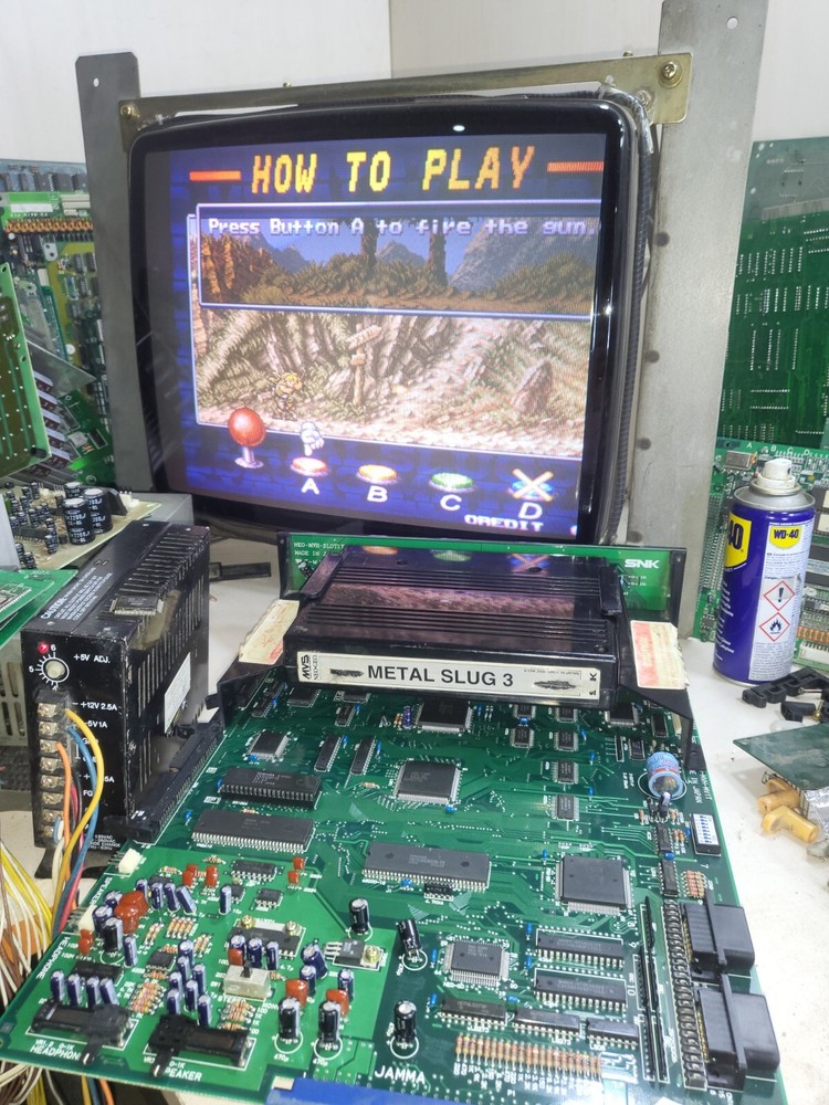 METASLIUG 3 MVS ARCADE GAME PCB BOARD ORIGINAL