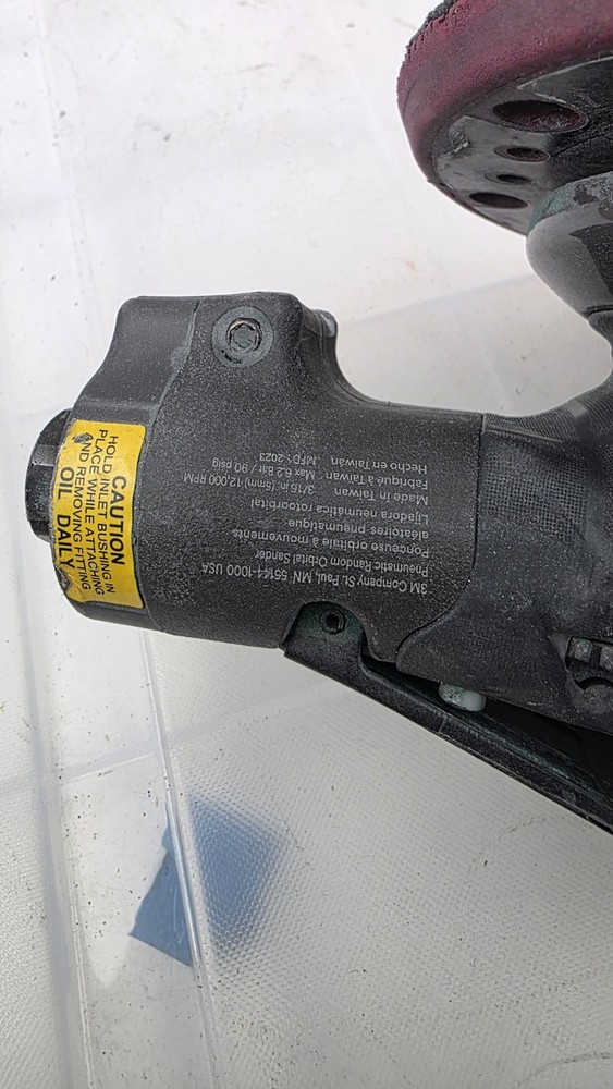 3M Pneumatic Random Orbital Sander, 88950, 6 in,