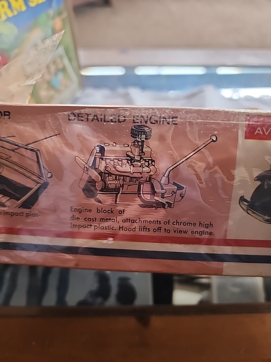 VTG NOS MIB CELLOPHANE IS LOOSE 1960S METAL KIT CHEV PHAETON BY HUBLEY