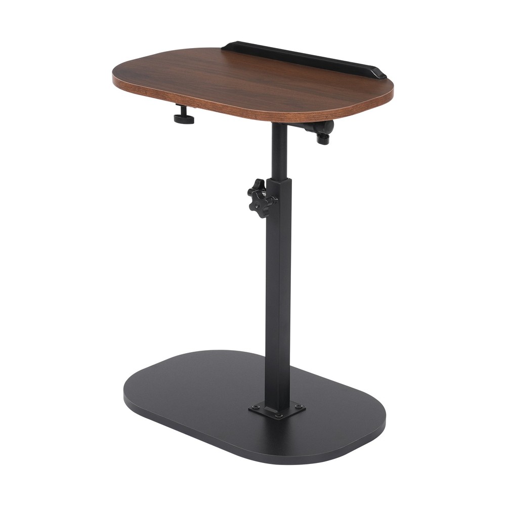 C-shaped Side Table Sofa Table for Living Room+Study Height Adjustable SideTable