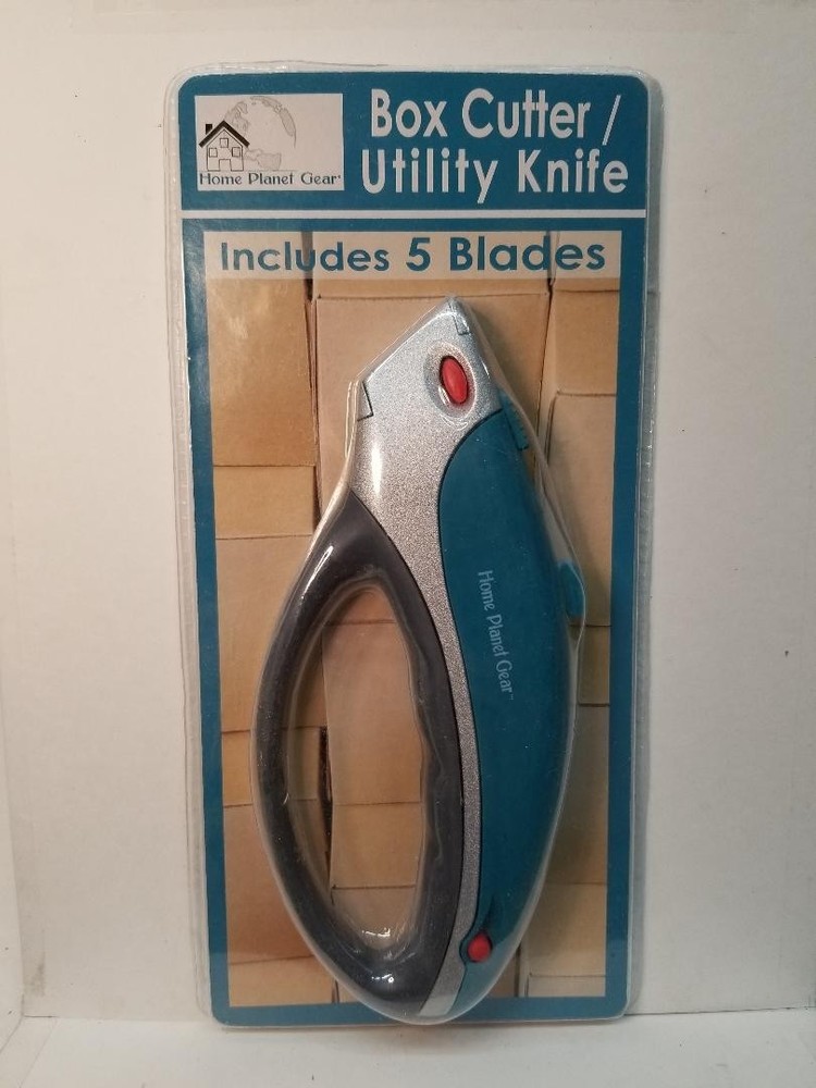 Box Cutter Utility Knife - Retractable - Multi-Position Blade, Locking - NEW
