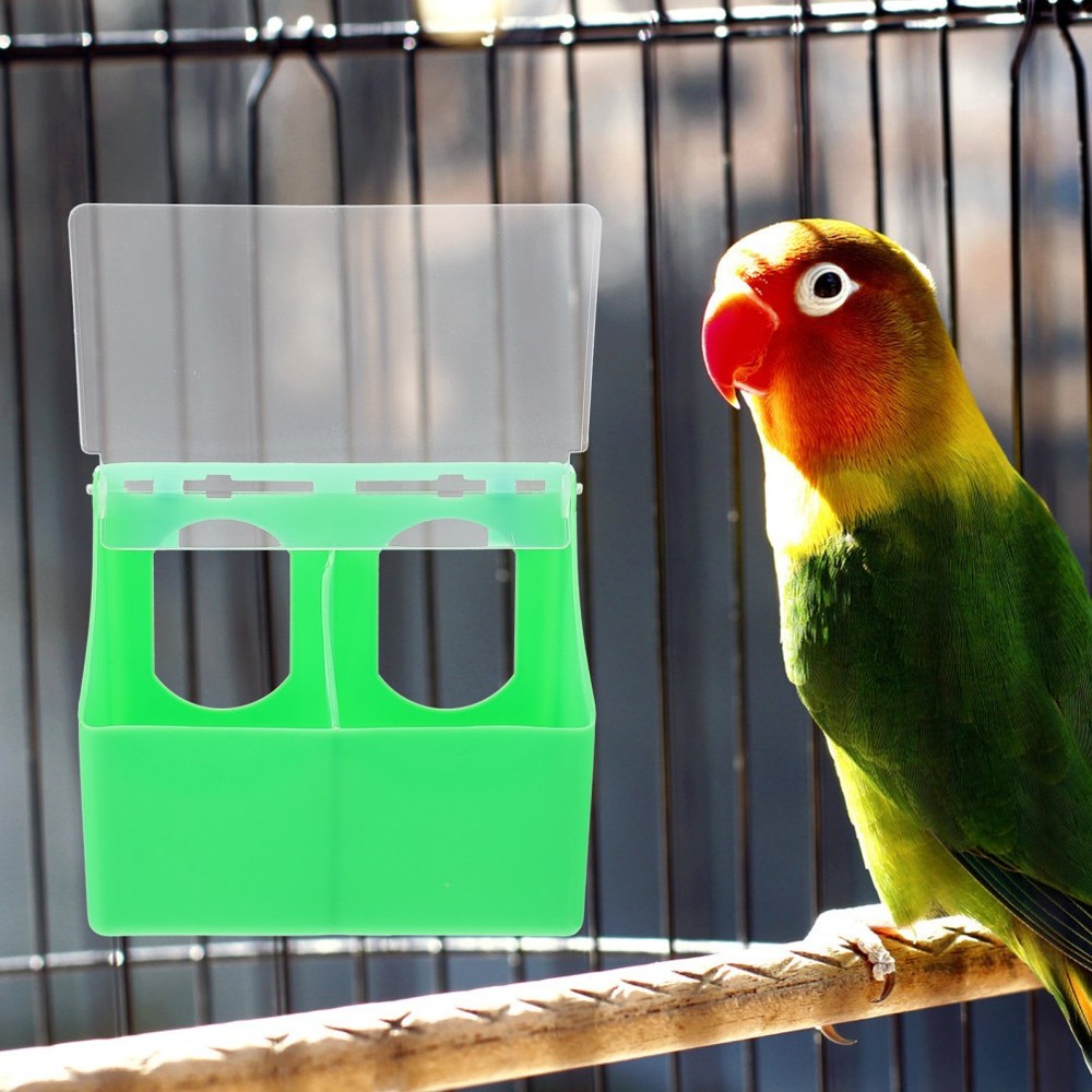 Bird Feeding Station Hanging Food Box Pigeon Multi-function Cup Supply