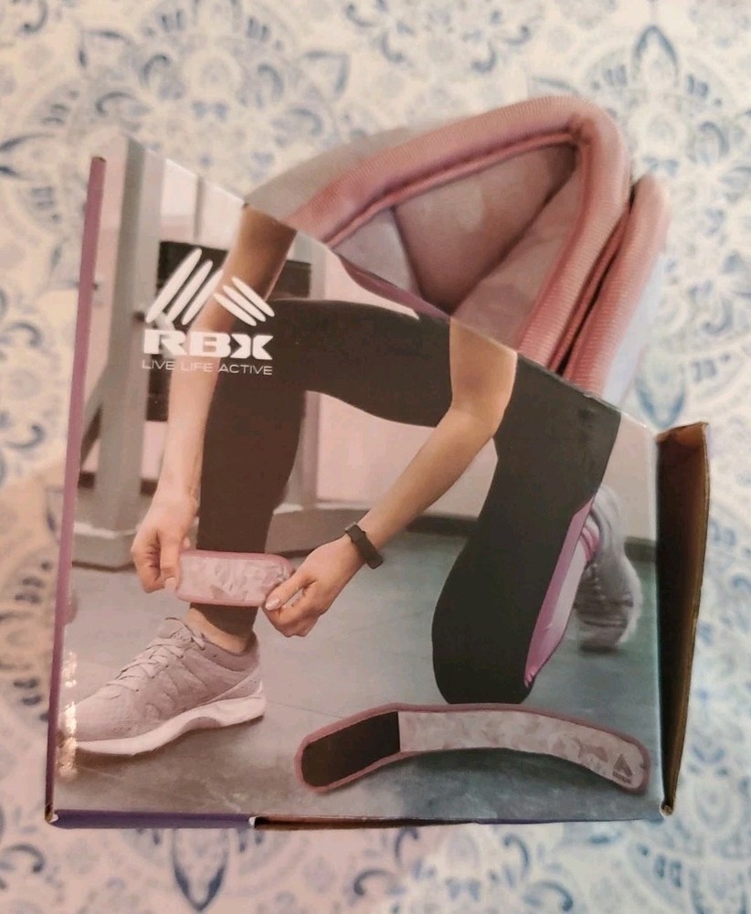 RBX Wrist & Ankle Weights Set (2LB Pair/1LB Each), Adjustable
