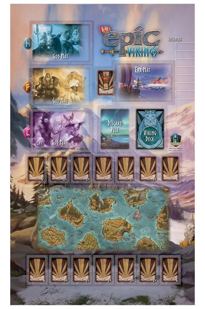 Tiny Epic Vikings Game Mat