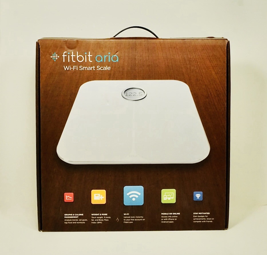 FITBIT Aria FB201B Wi-Fi White Smart Scale NEW