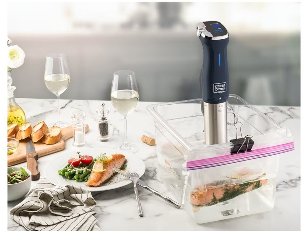 Kitchen Gizmo Sous Vide Immersion Cooker 800W Gray Touchscreen Panel *NEW*