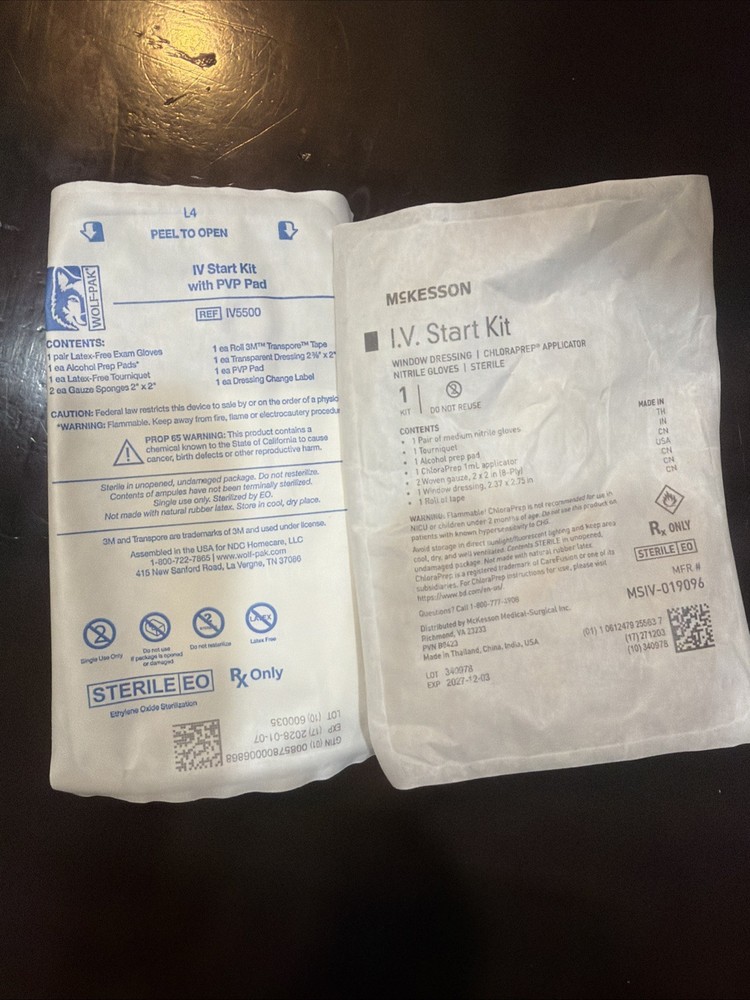 78 Lot McKesson Iv Start Kits