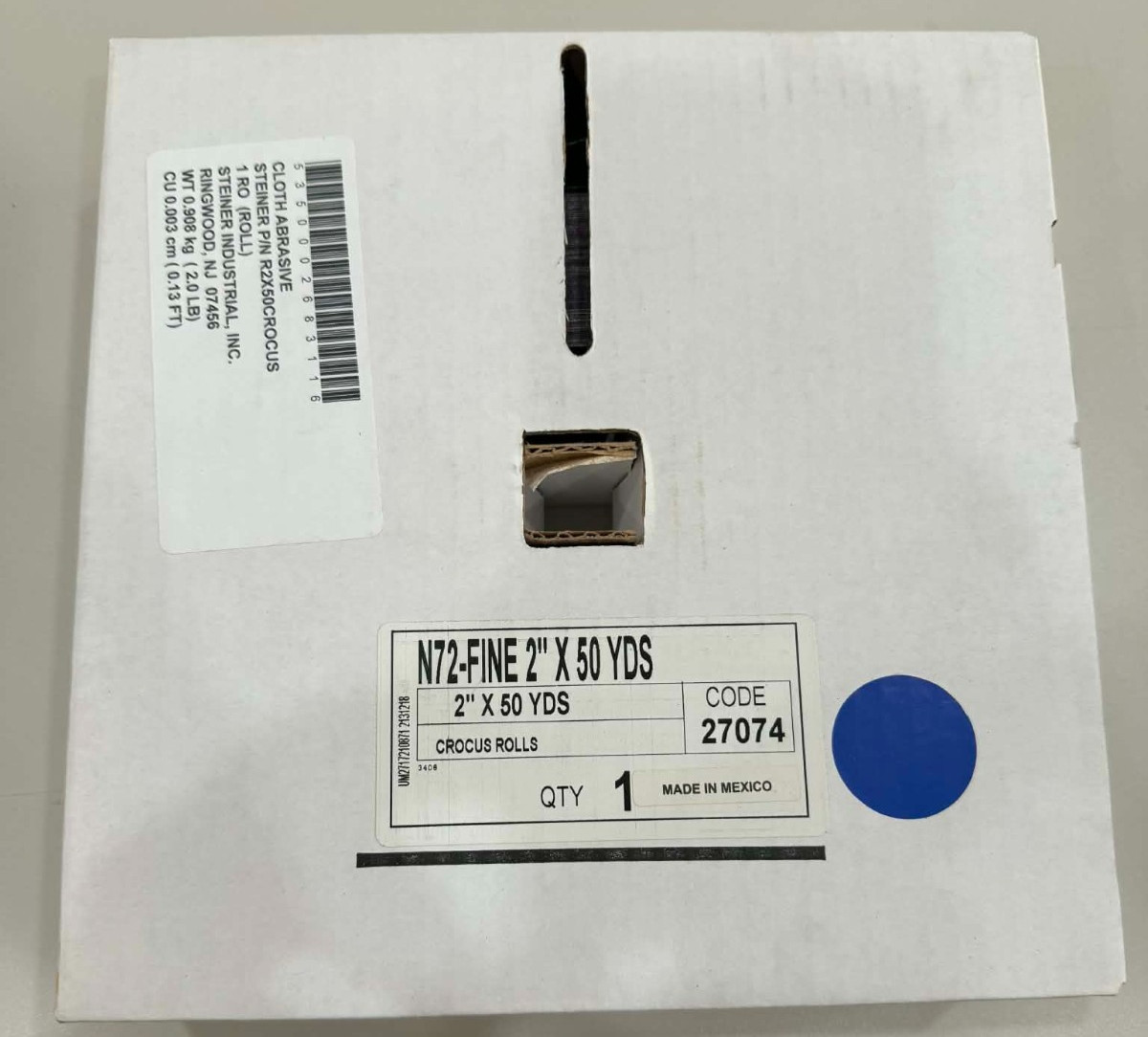 Fandeli - 2" x 50 yards, Fine Crocus Cloth Roll (800-1000 grit equivalent)