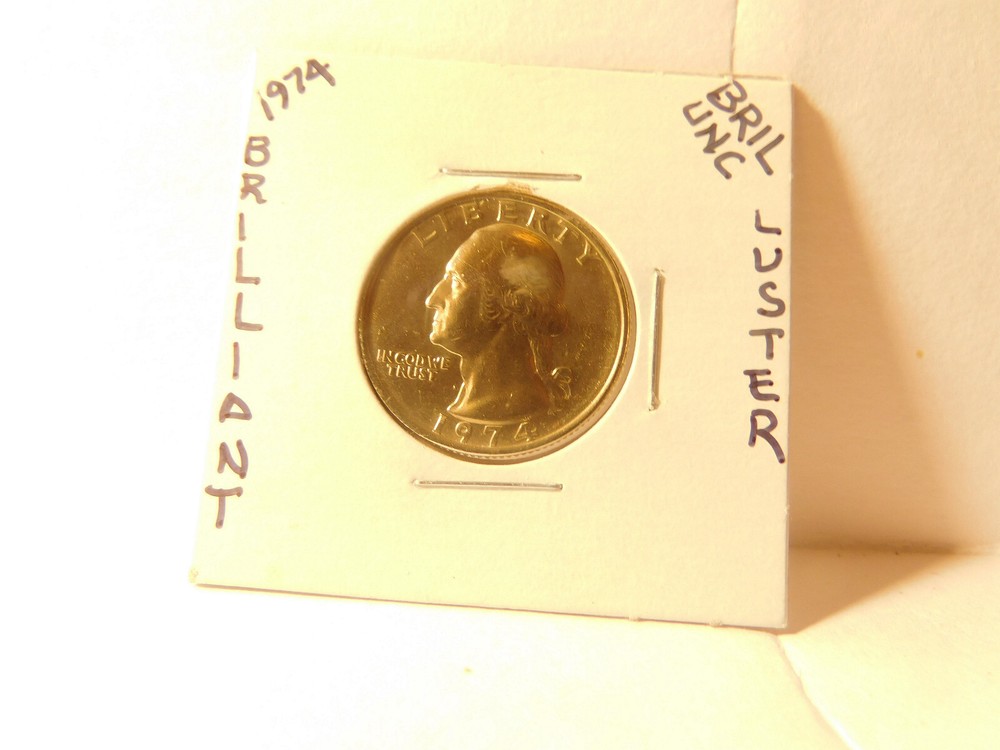 1974 Washington Quarter Brilliant Uncirculated Condition