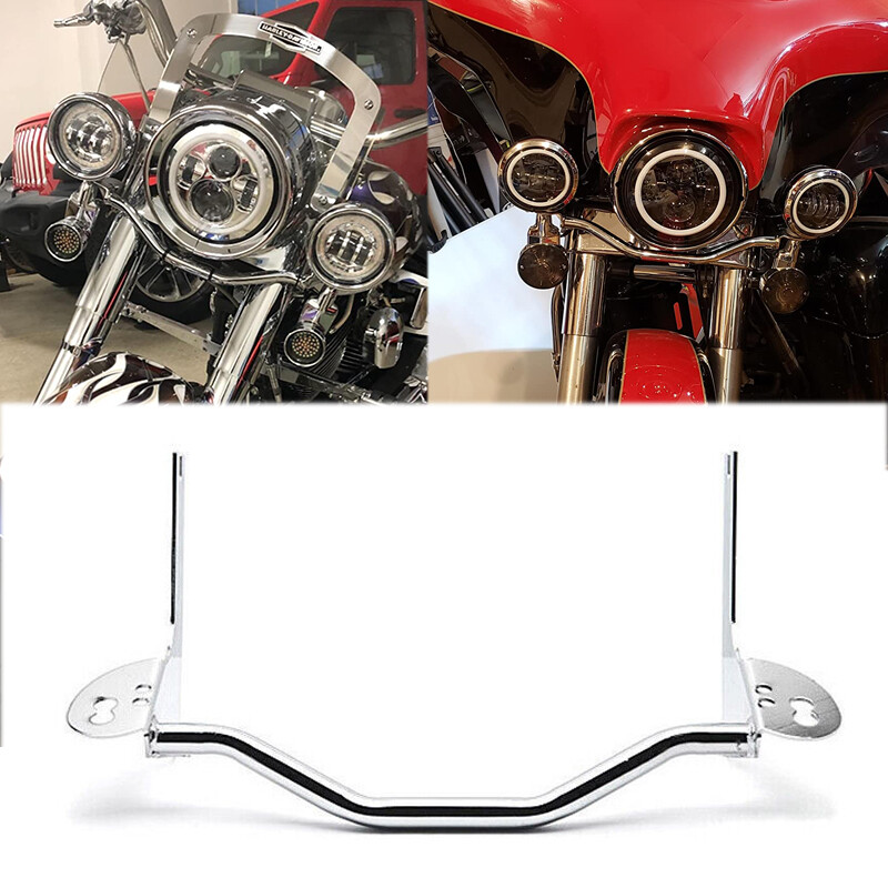 Passing Light Mount Bracket For  Harley Road King Electra Glide Touring 94-13