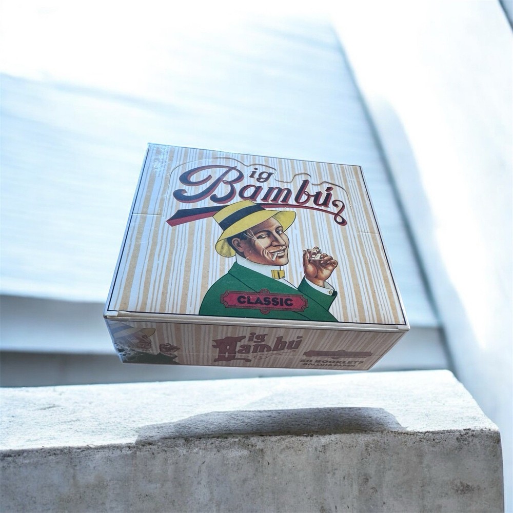 Big Bambu Cigarette Rolling Paper Box - 50 Booklets Classic