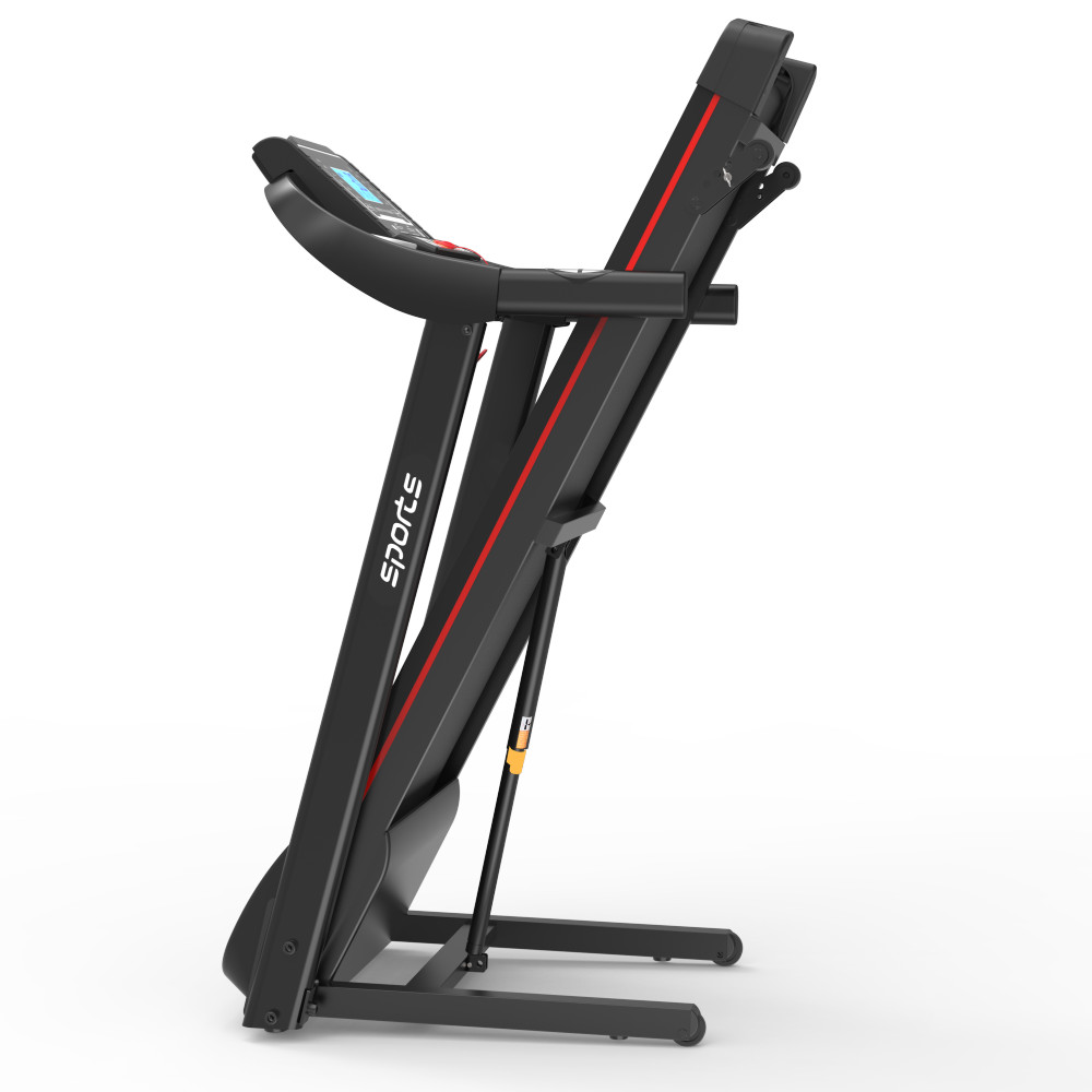 Foldable Treadmill with Incline - Electric Running Machine w/ Bluetooth & LCD