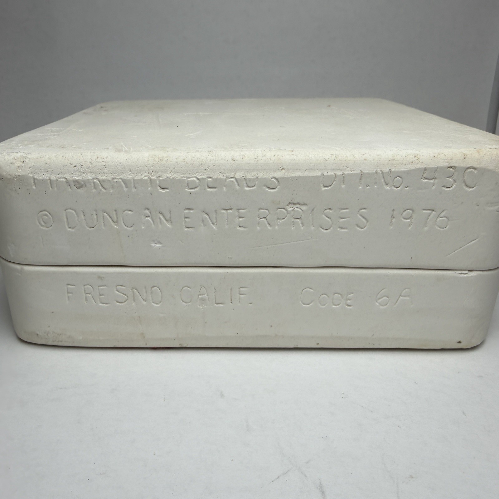 Duncan DM 43C Ceramic Slip Casting Mold Large Macrame Beads 1976 Vintage