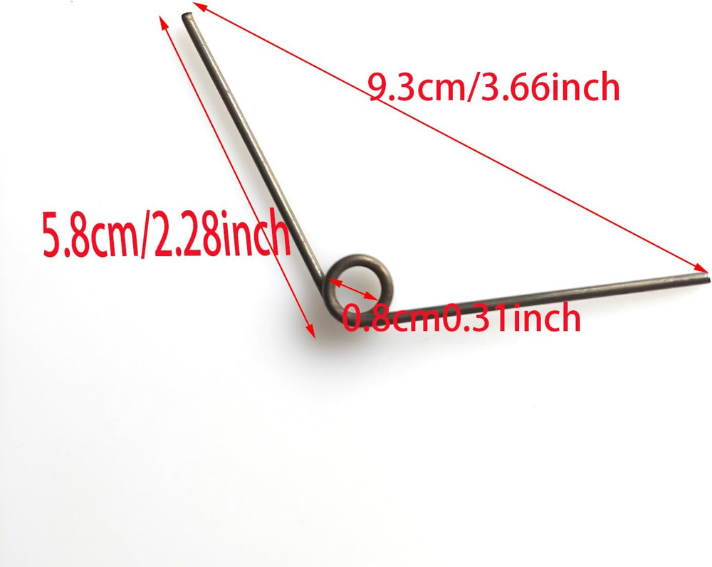 5 Pcs V-Shape Long Reach Pruner Handle Replacement Spring Torsion Spring Kit