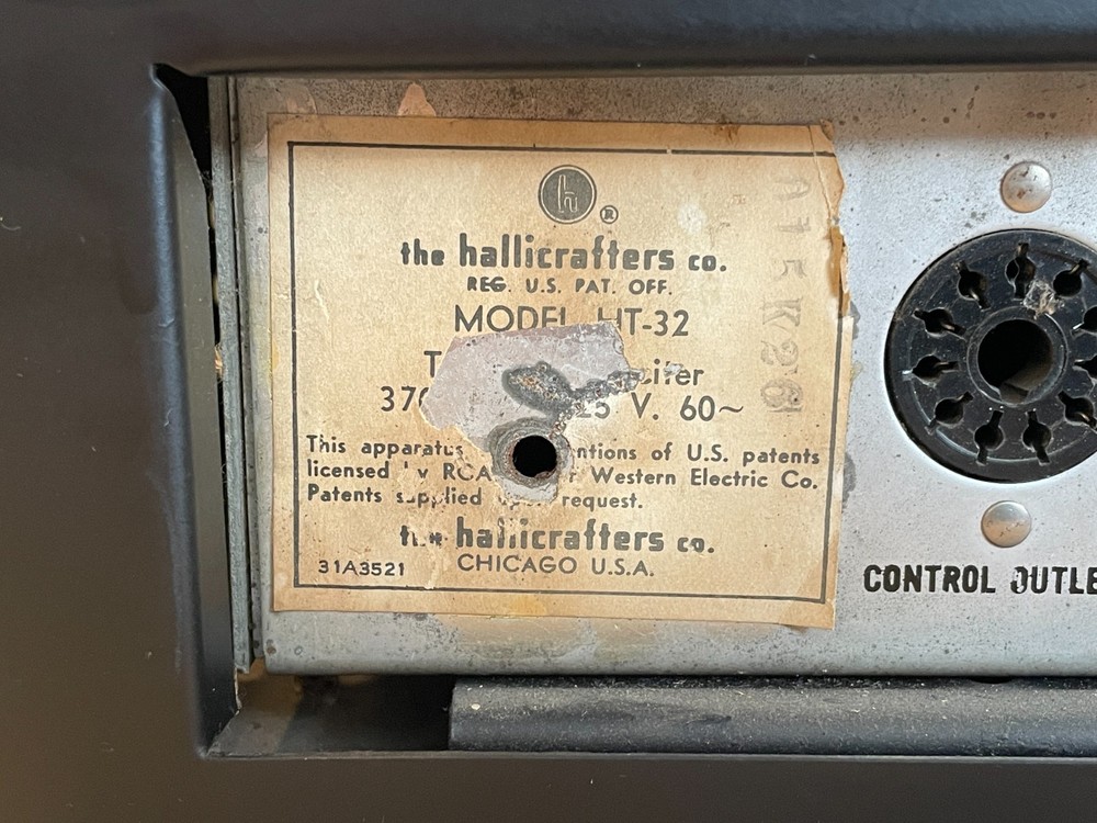The Hallicrafters HT-32 Tube Ham Radio Transmitter/Exciter HT32 HT-32