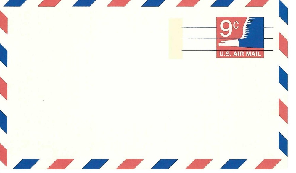 STAMP US SCOTT UXC10 "Stylized Eagle" 9 CENT 1971 POSTCARD MNH