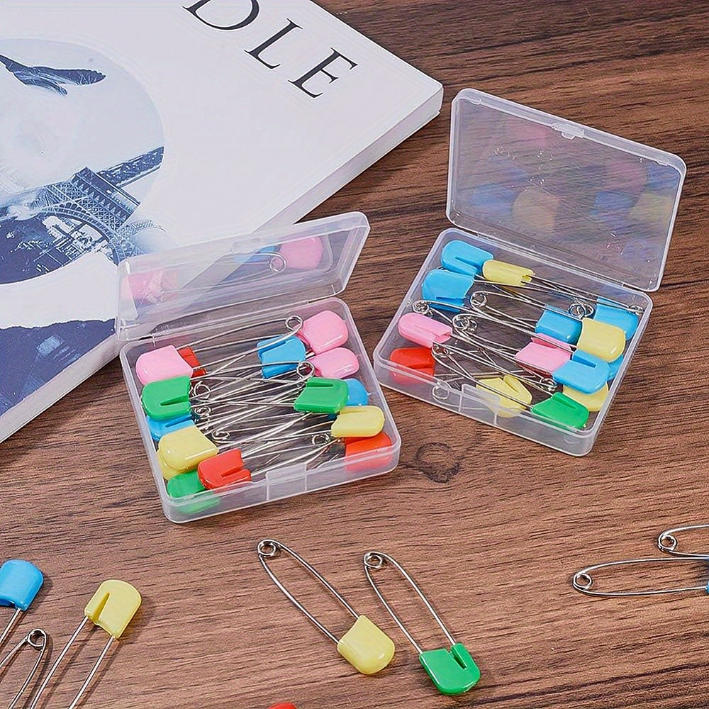 1set 18 pack Rectangle Clear Plastic Bead Storage Containers box Case