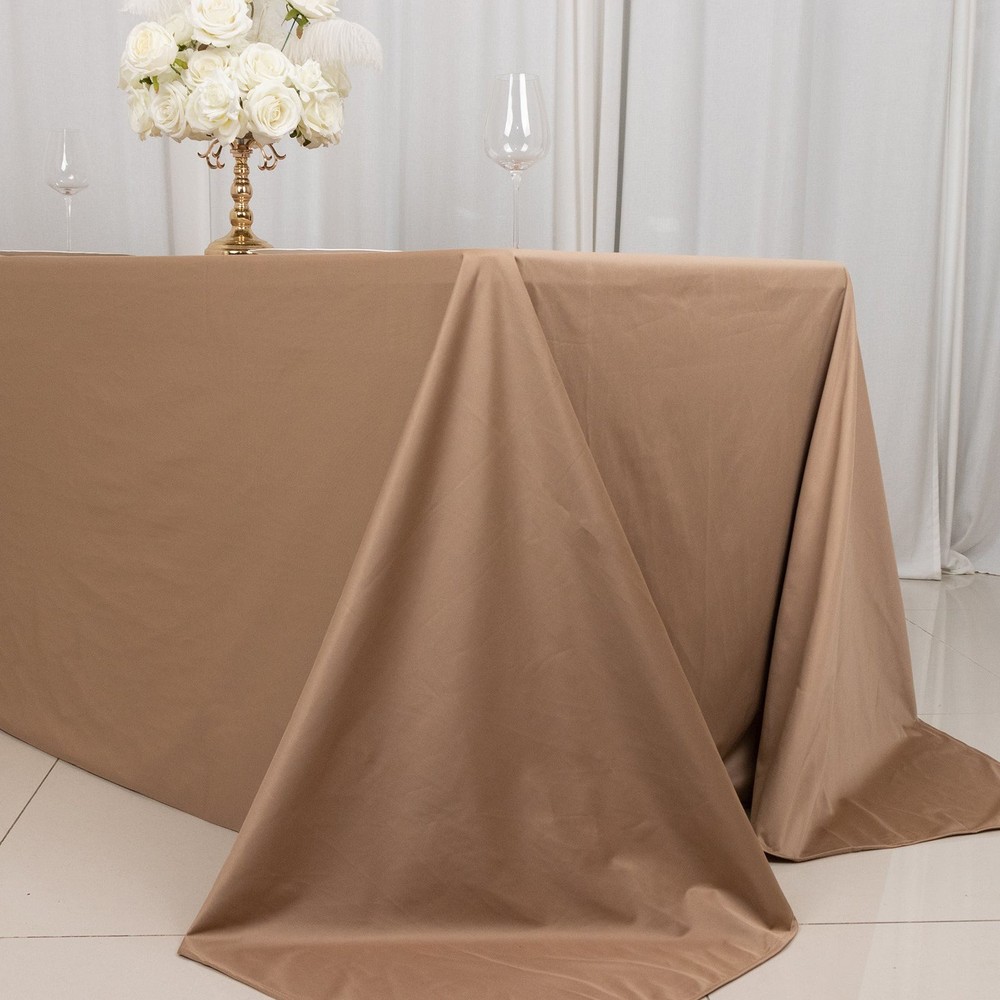 90" x 132"NUDE Scuba Polyester Rectangular TABLECLOTH Party Events Decorations
