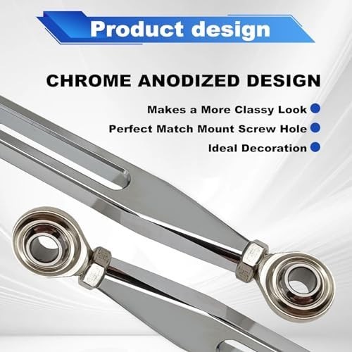Shift Linkage Gear Shifter Compatible with Softail Dyna Street Glide -Chrome