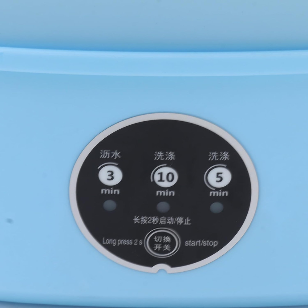 6L Foldable Washing Machine Mini Portable Washer Machine Built in Dehydrator Han