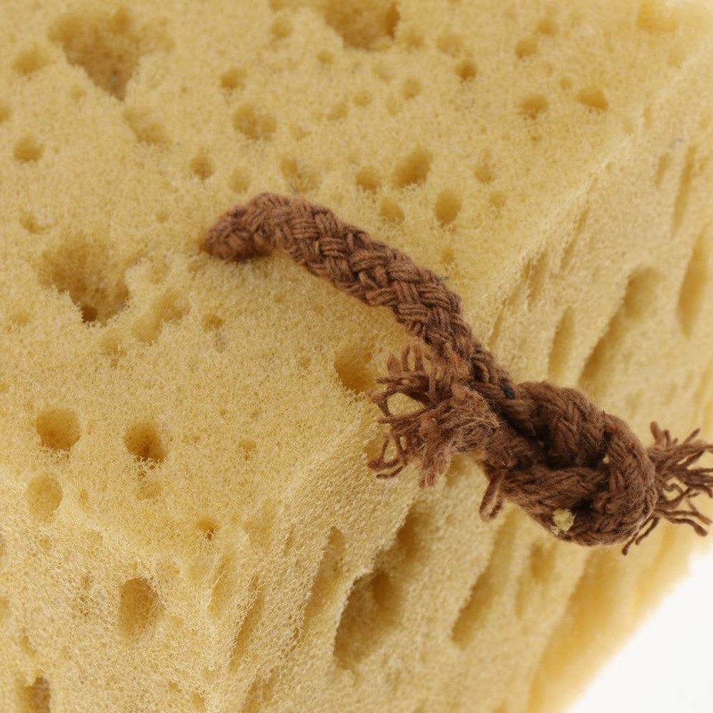 Car Wash Sponge Auto Windshield Soft Perforated Yellow