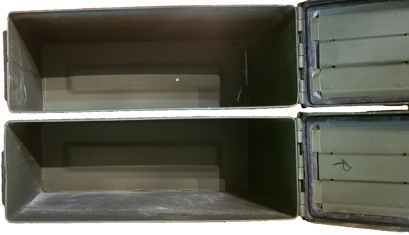 2 M19A1 .30 Cal 7.62x51mm Ammo Cans Excellent Condition