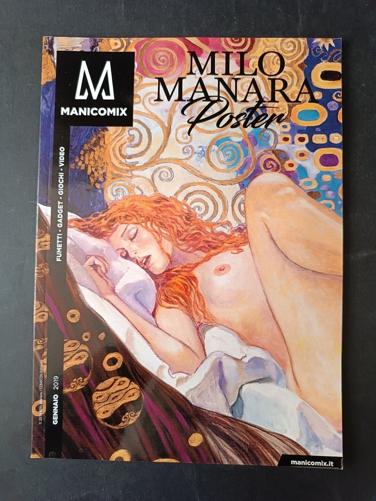 Comic MILO MANARA Poster MANICOMIX January 2019
