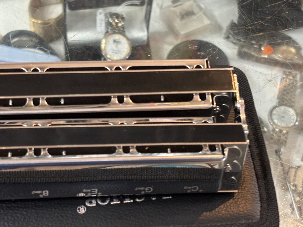 EAST TOP Compact Chord 48 NE03 Harmonica With Carry Case