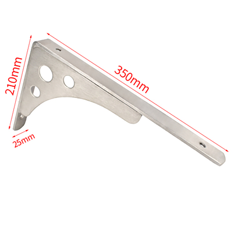 Solid Thickening Stainless Steel Triangular Support Bracket Wall Shelf Mounted