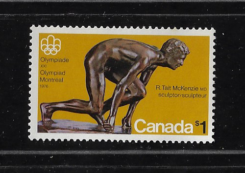 Canada Stamps — Olympic Sculptures: The Sprinter #656 — MNH