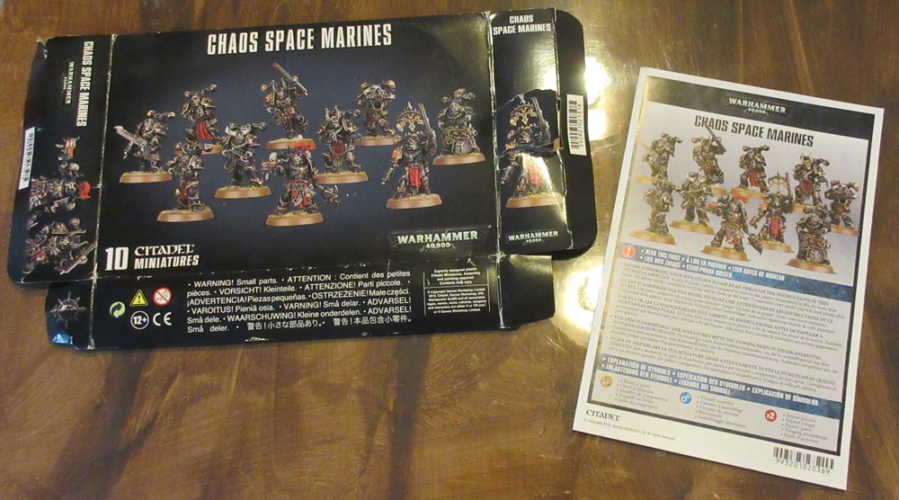 Warhammer EMPTY Collector's Box : Chaos Space Marines