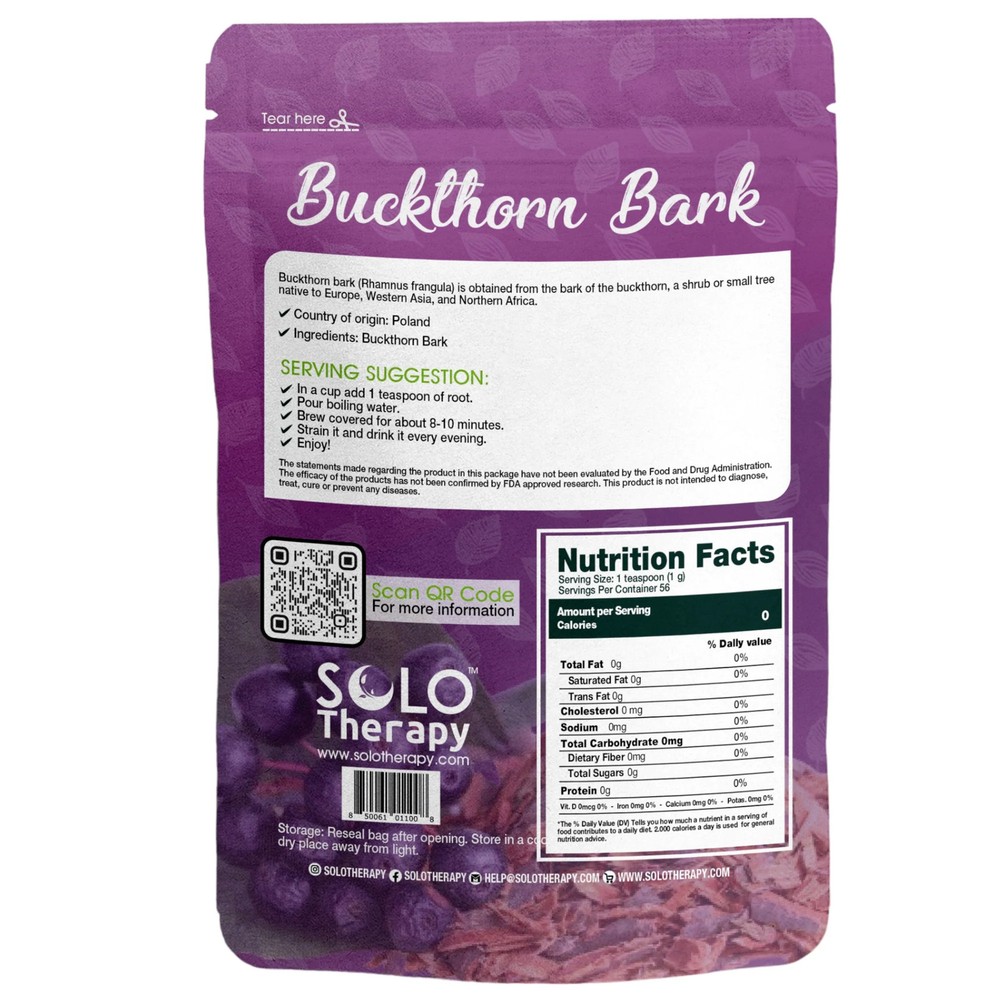 Buckthorn Bark - 56 grams