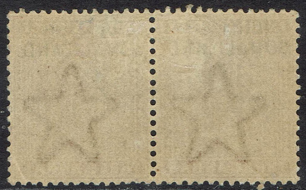 SOMALILAND PROTECTORATE 1903 QV 3A PAIR ERROR 'BRIT SH' CERTIFICATE