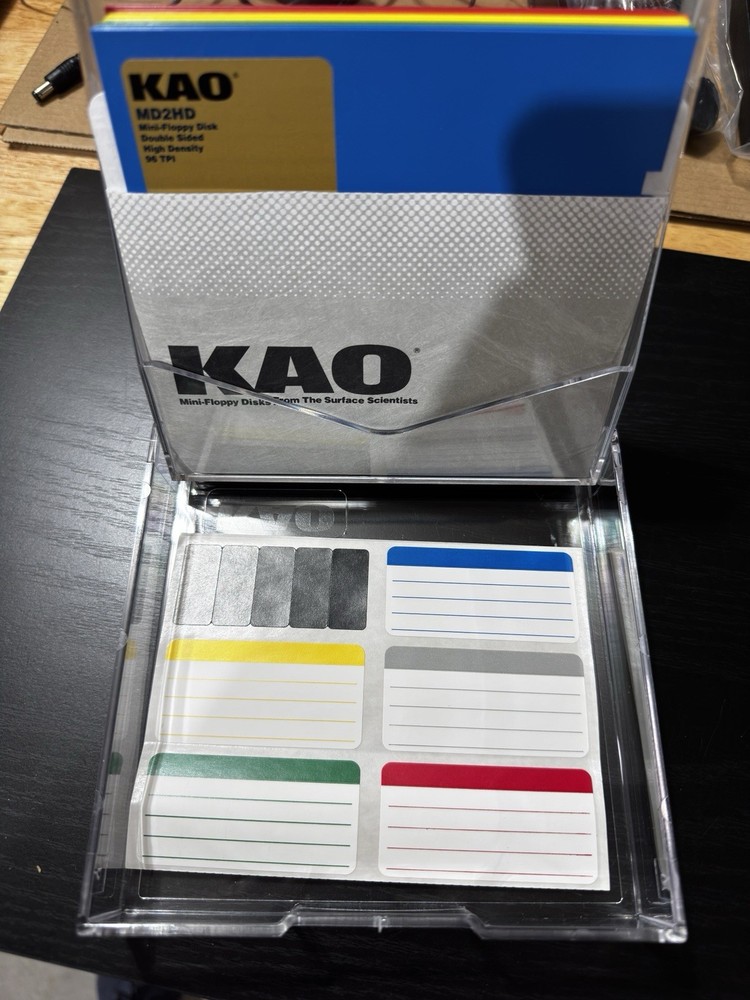 KAO High Density 5.25” Diskettes. MD2HD