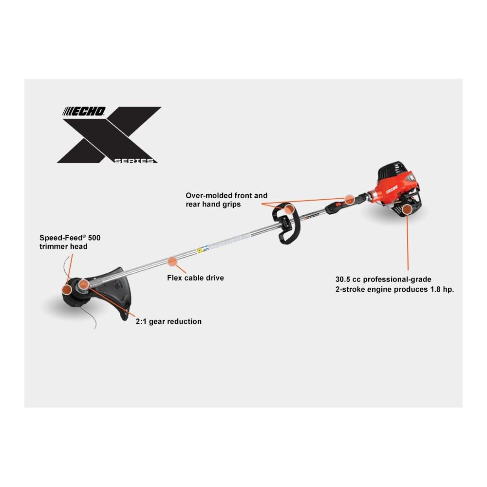 Echo X Series 30.5 Cc Professional-Grade Gasoline String Trimmers