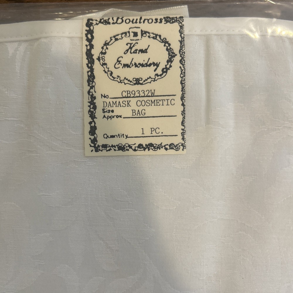 NEW Boutross Damask cosmetic bag