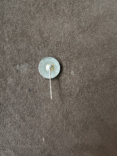 Vintage Red Cross Button / Pin