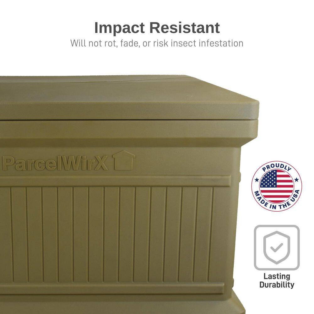 Parcelwirx Oak Horizontal Package Delivery Box