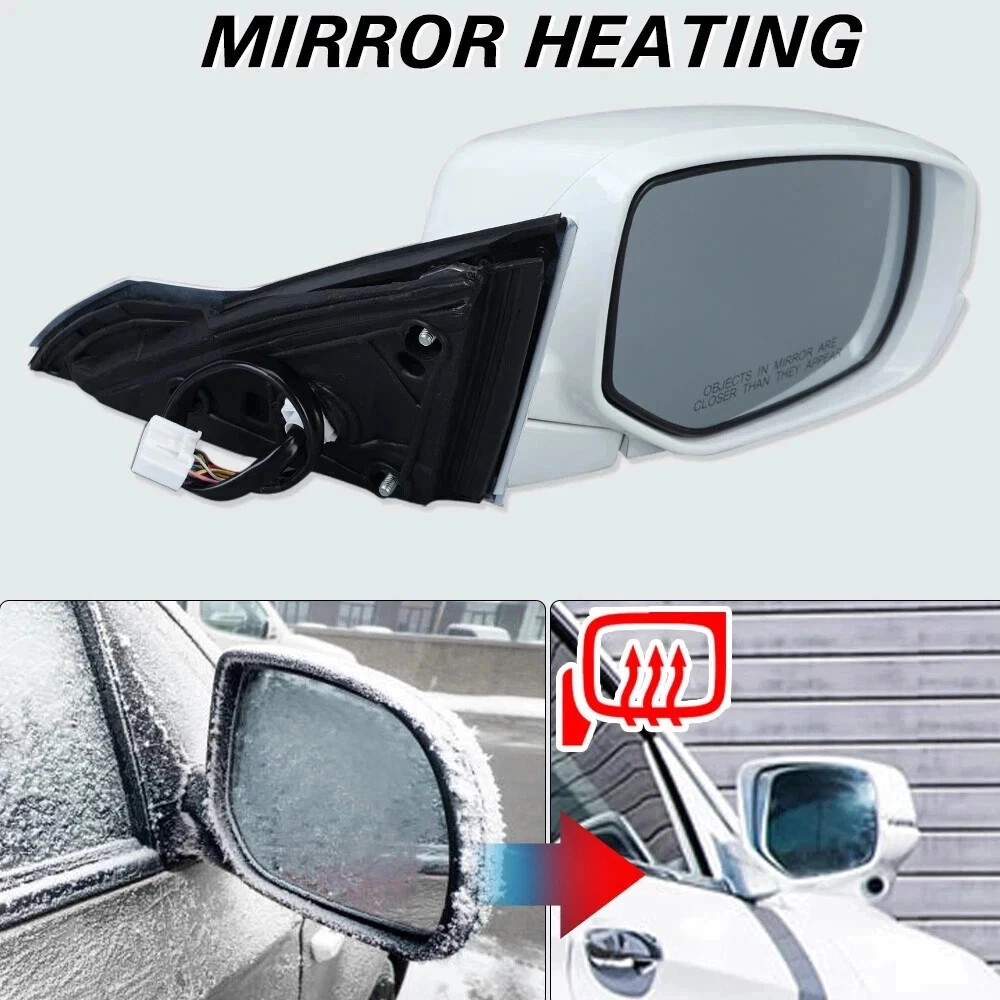 For Honda Accord 2013-2017 Right Passenger Side Mirror Camera Turn Signal Heated