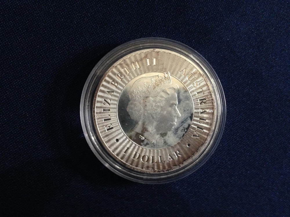 2016 Australia $1 Silver Kangaroo Gem BU One Ounce E6075