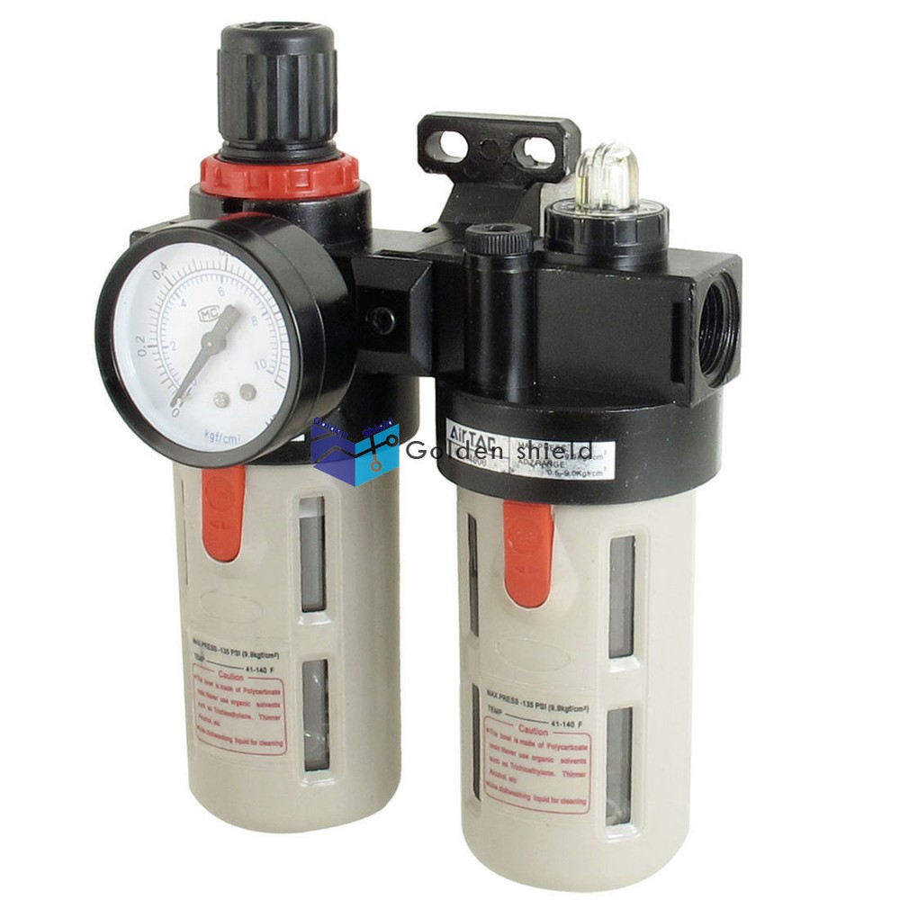 BFC4000 Air Source Treatment Unit Pneumatic Regulator Lubricator Set✦Kd