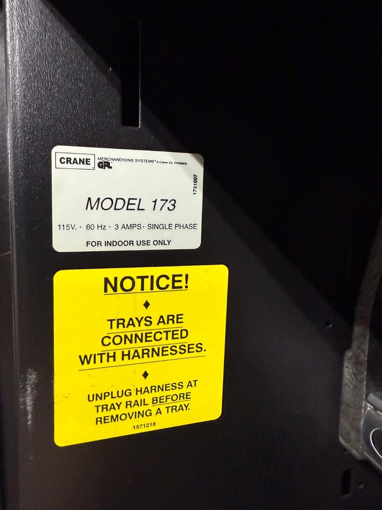 Crane GPL 173 Snack Vending Machine Sure Vend