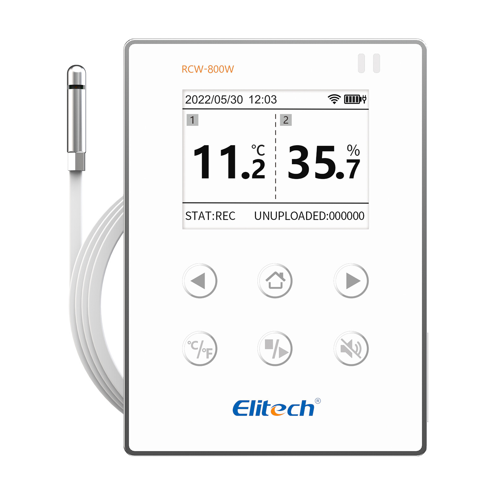 Elitech Temperature Data Logger WiFi Recorder Monitor Cloud Storage RCW-800W