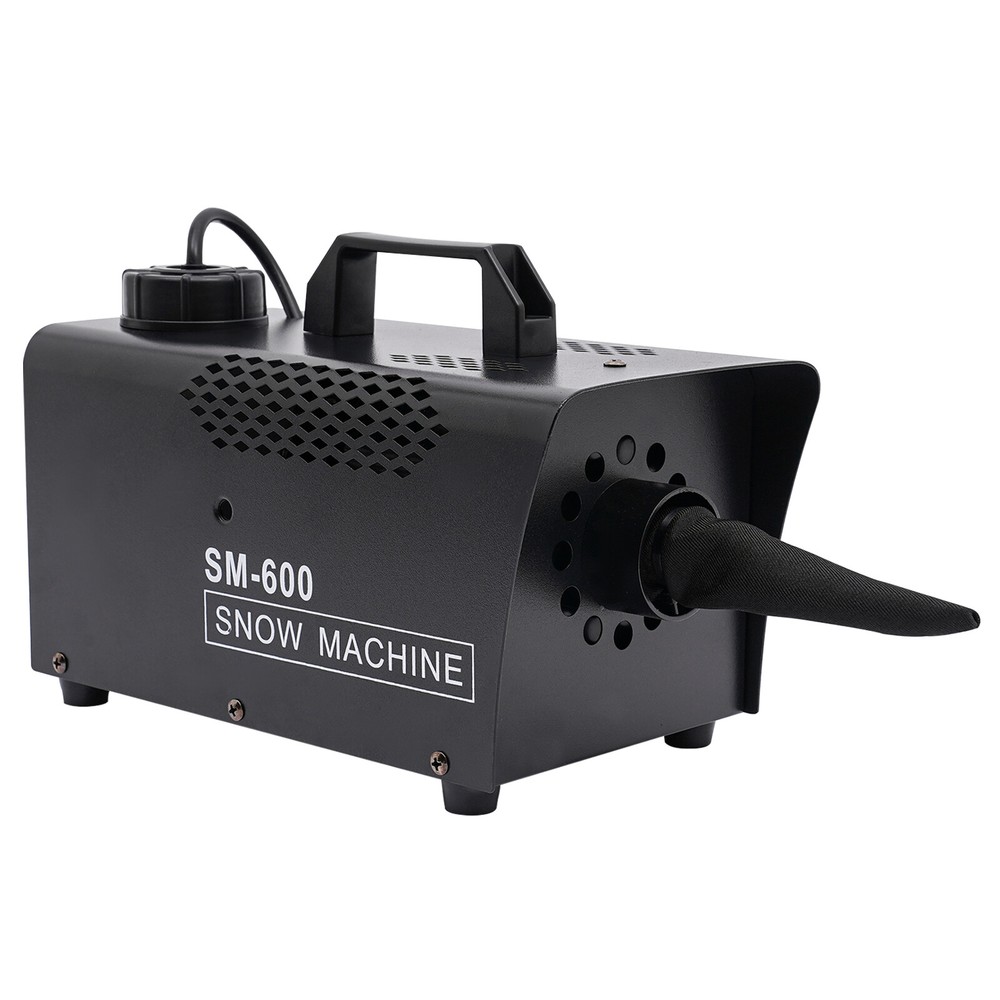 600W DJ Snow Machine Stage Snowflake Machine With Remote Control Christmas Decor