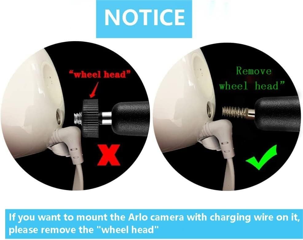 2-Pack Adjustable Security Wall Mount for Ring & Arlo Cameras - Easy Install