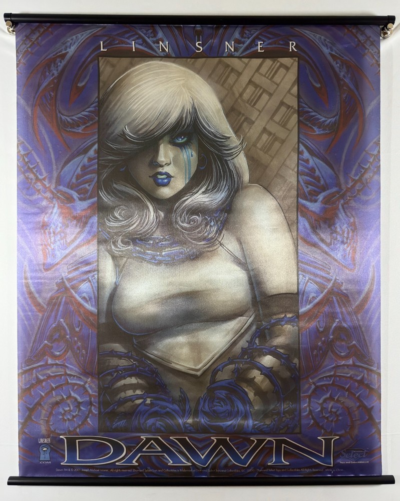 Linsner DAWN Fabric Wall Scroll Poster 2001 Diamond Select/Select Toys – Gothic