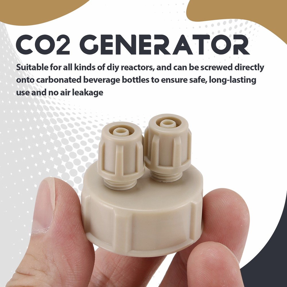 Aquarium Multifunction 2Pc DIY CO2 System Kits Generator Bottle Fish Tank3886
