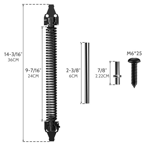 4" Gate Spring Self Closing Heavy Duty Outdoor Door Spring Automatic Gate 1