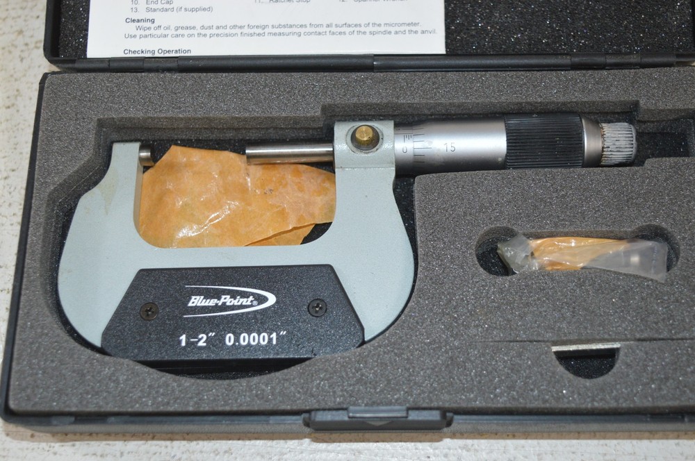 Blue-Point MIB2B 1-2" .0001" Micrometer *READ*
